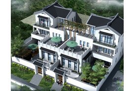 新中式輕鋼別墅廠家